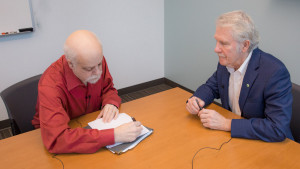 Photo of Rob and Governor Kitzhaber Photo of Rob and Governor Kitzhaber