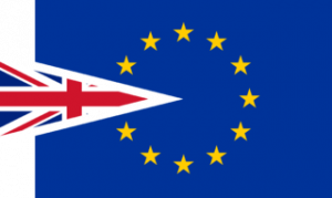 https://commons.wikimedia.org/wiki/File:Brexit.png British flag breaks up European Union flag