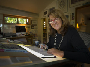 Jan Eliot is retiring her daily newspaper comic Stone Soup strip after 20 years. Jan Eliot is retiring her daily newspaper comic Stone Soup strip after 20 years. In 2006, she spoke with Words and Pictures hosts S.W. Conser and Bill Dodge at the KBOO studios.