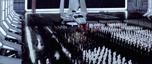 Iowa Republicans gather to register their preference for the GOP's 2024 Presidential candidate frame of Return of the Jedi scene of Palplatine arriving at the new Death Star kboo tmi too much information community radio political talk
