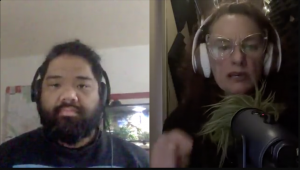 PDX ID Assistance two people talking on split screen