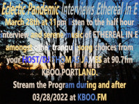 Eclectic Pandemic Interviews Ethereal In E Ethereal In E, Handpan Music, Meditation, Ethereal In E Interview,