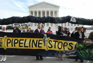 Atlantic Coast Pipeline Protest at Supreme Court
