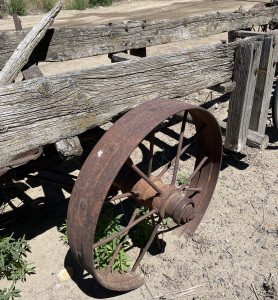 Image of an antique farming implement 