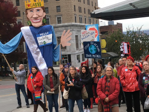 Rally outside PSCAA Hearing for Tacoma LNG 10/30/2018 Rally outside PSCAA Hearing for Tacoma LNG 10/30/2018