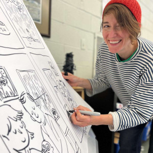 Vera Brosgol recounts her upbringing and her artistic life on Words and Pictures with S.W. Conser on KBOO Radio