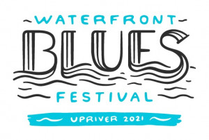 2021 Waterfront Blues Festival "Upriver" logo