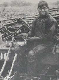 Hawaii sugar cane worker