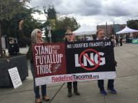 stand with Puyallup Tribe stand with Puyallup Tribe